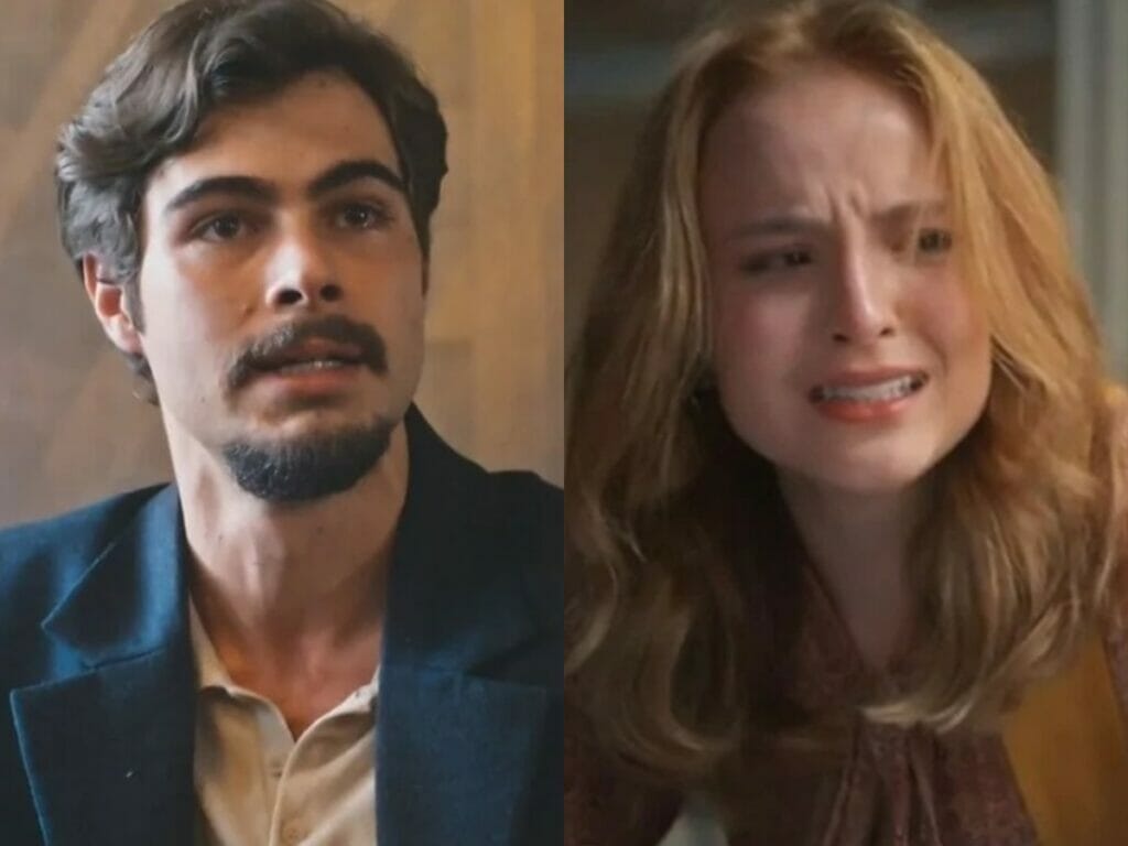 Davi (Rafael Vitti) e Isadora (Larissa Manoela) em cena de Além da Ilusão