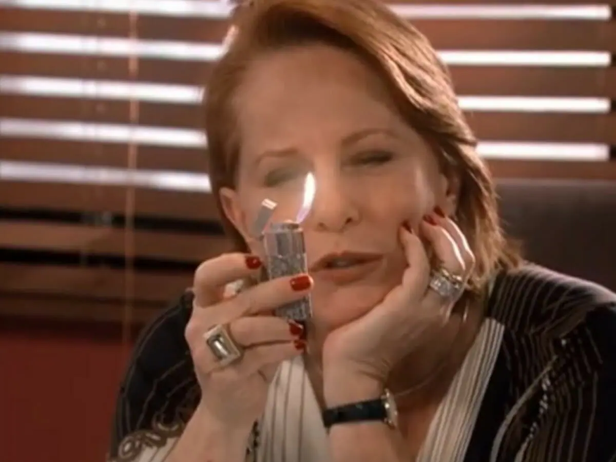 Vilma (Lucinha Lins) em Chamas da Vida (Reprodução/Record TV)