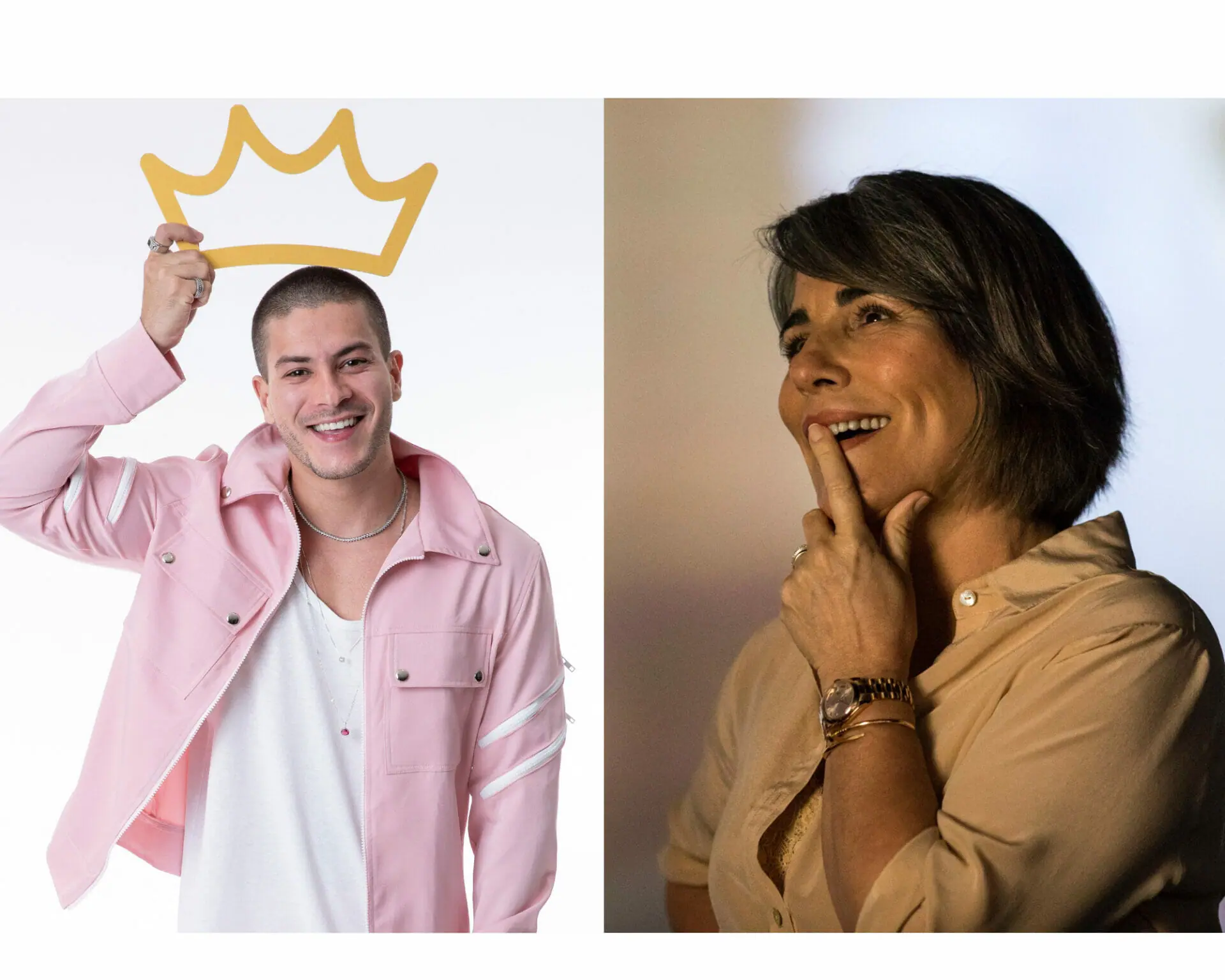 Arthur Aguiar e Glória Pires (Divulgação)