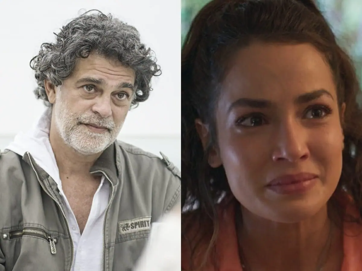 Edgar (Eduardo Moscovis) e Cecília (Fernanda Marques) de Um Lugar ao Sol