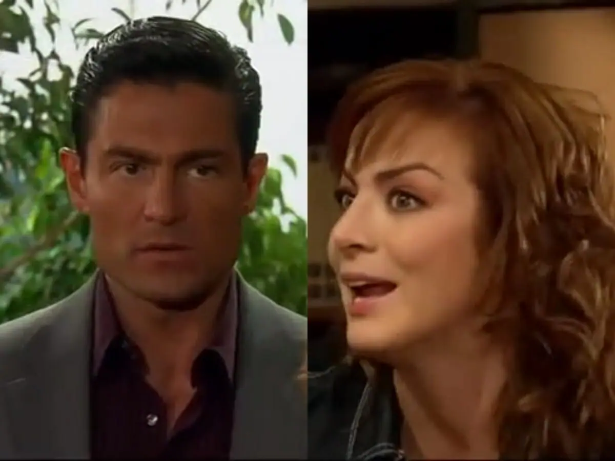 Eduardo (Fernando Colunga) e Fernanda (Silvia Navarro) de Amanhã é Para Sempre