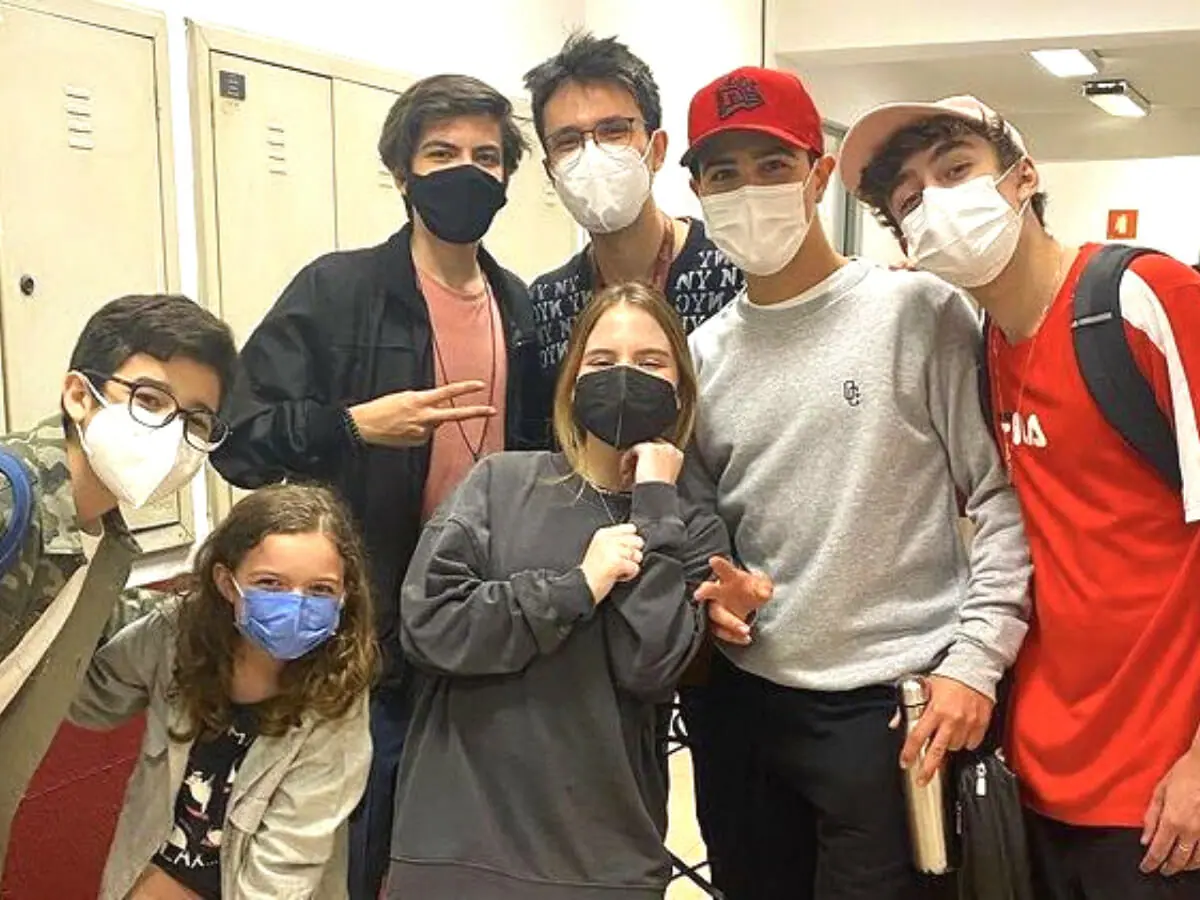 Elenco de Poliana Moça durante a pandemia