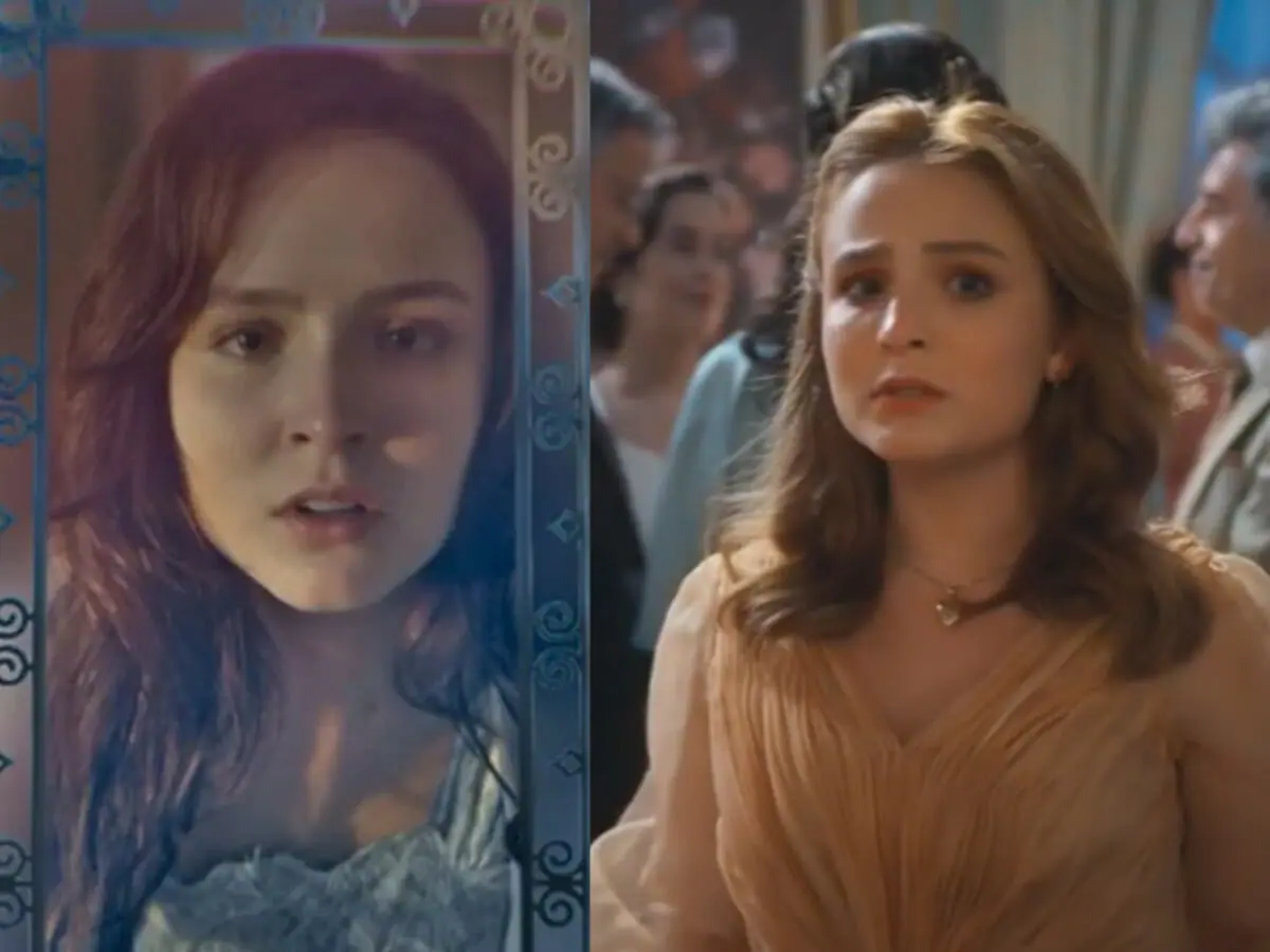 Elisa e Isadora são vividas por Larissa Manoela em Além da Ilusão (Reprodução/Globo)