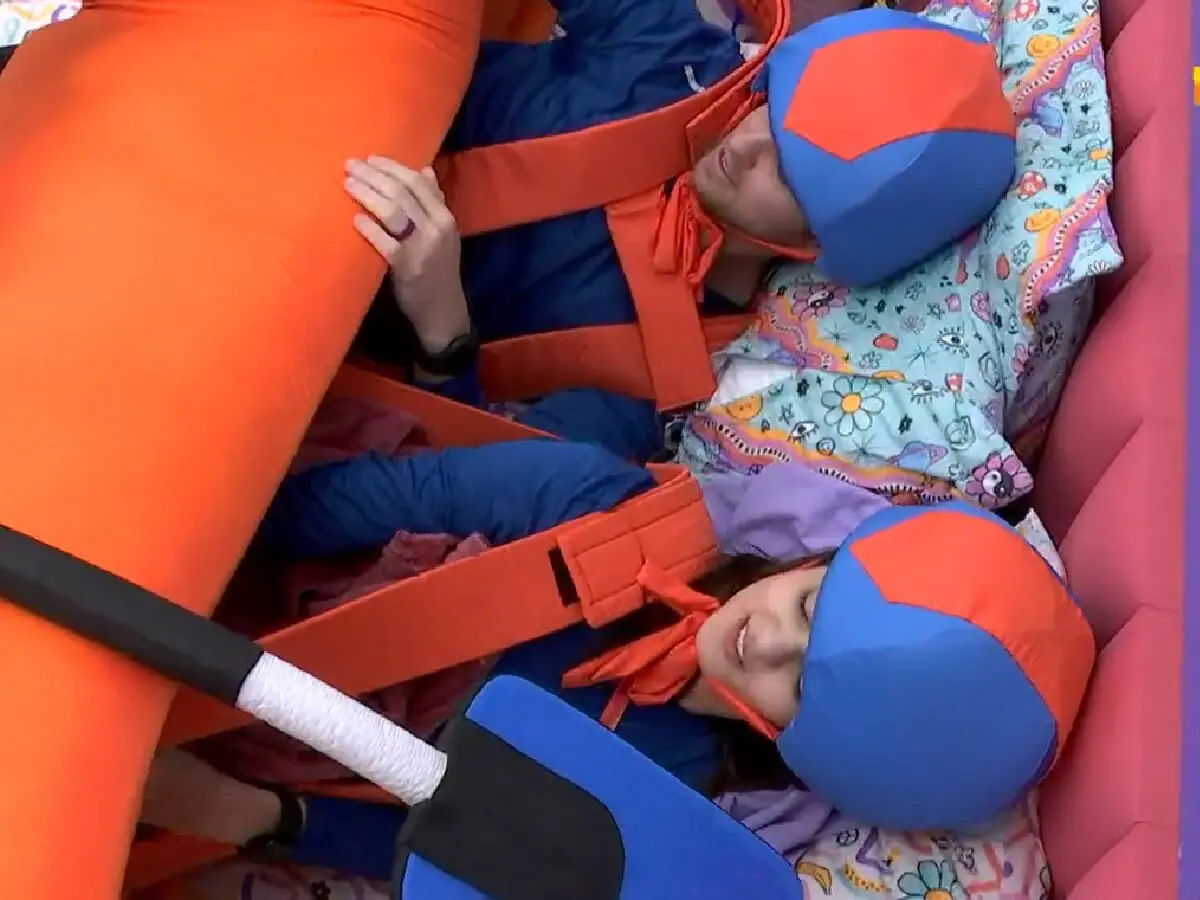 Eslovênia e Lucas no BBB 22 (Reprodução/GloboPlay)