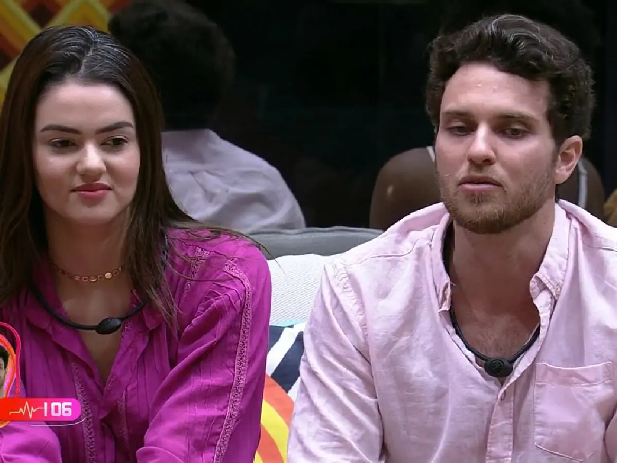 Lucas e Eslovênia no BBB 22 (Reprodução/GloboPlay)