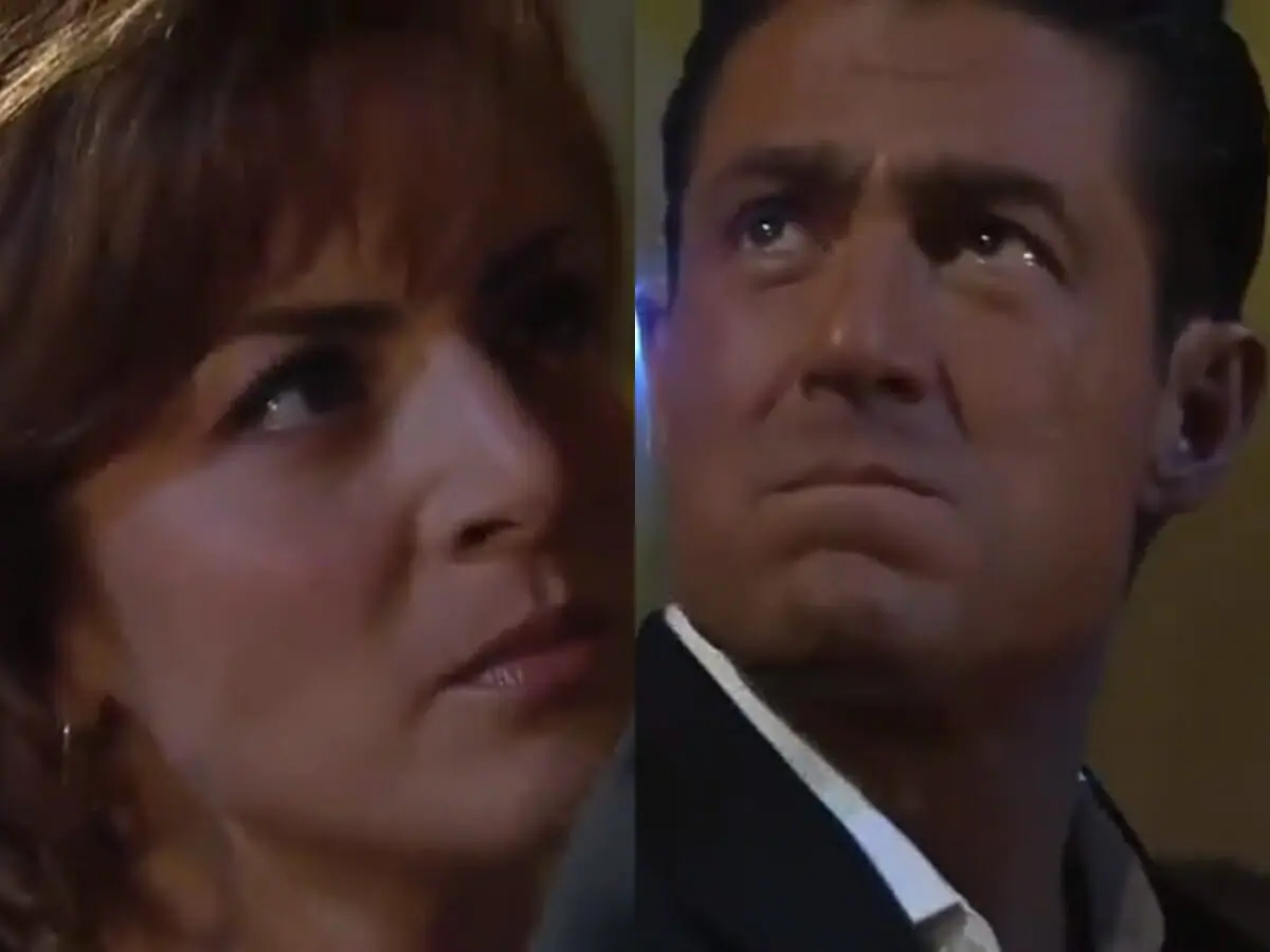 Fernanda (Silvia Navarro) e Eduardo (Fernando Colunga) de Amanhã é Para Sempre