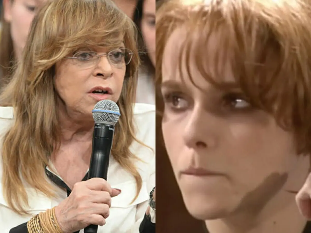 Glória Perez, autora de O Clone, e Mel (Débora Falabella), personagem da novela