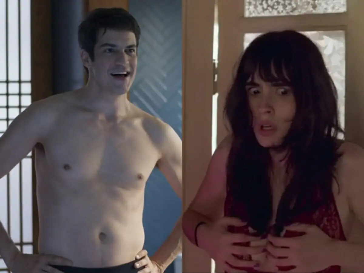 Guilherme (Mateus Solano) e Flávia (Valentina Herszage) de Quanto Mais Vida, Melhor!