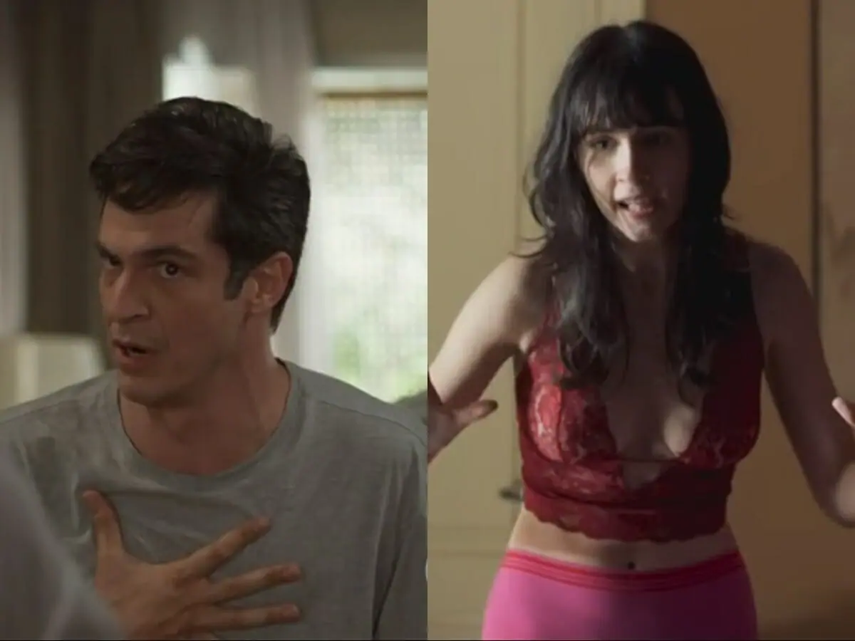 Guilherme (Mateus Solano) e Flávia (Valentina Herszage) de Quanto Mais Vida, Melhor!