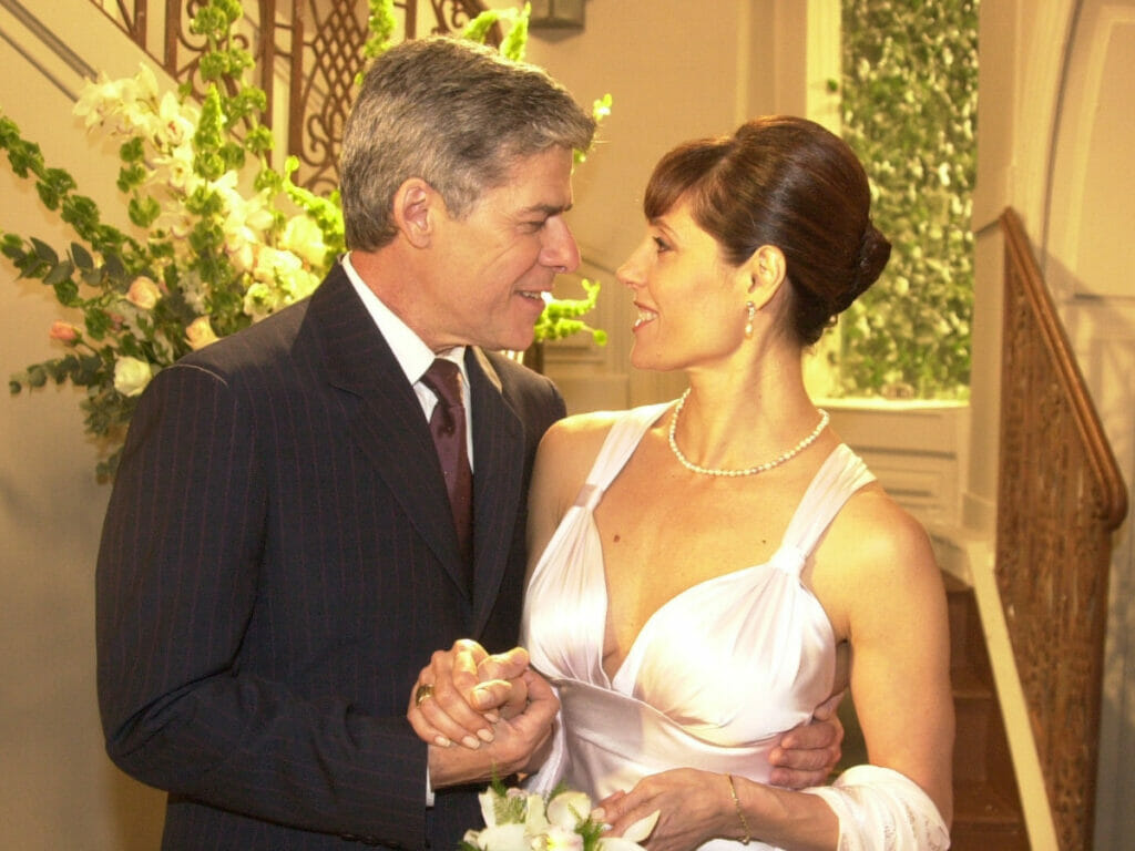 Helena (Christiane Torloni) e César (José Mayer) em Mulheres Apaixonadas