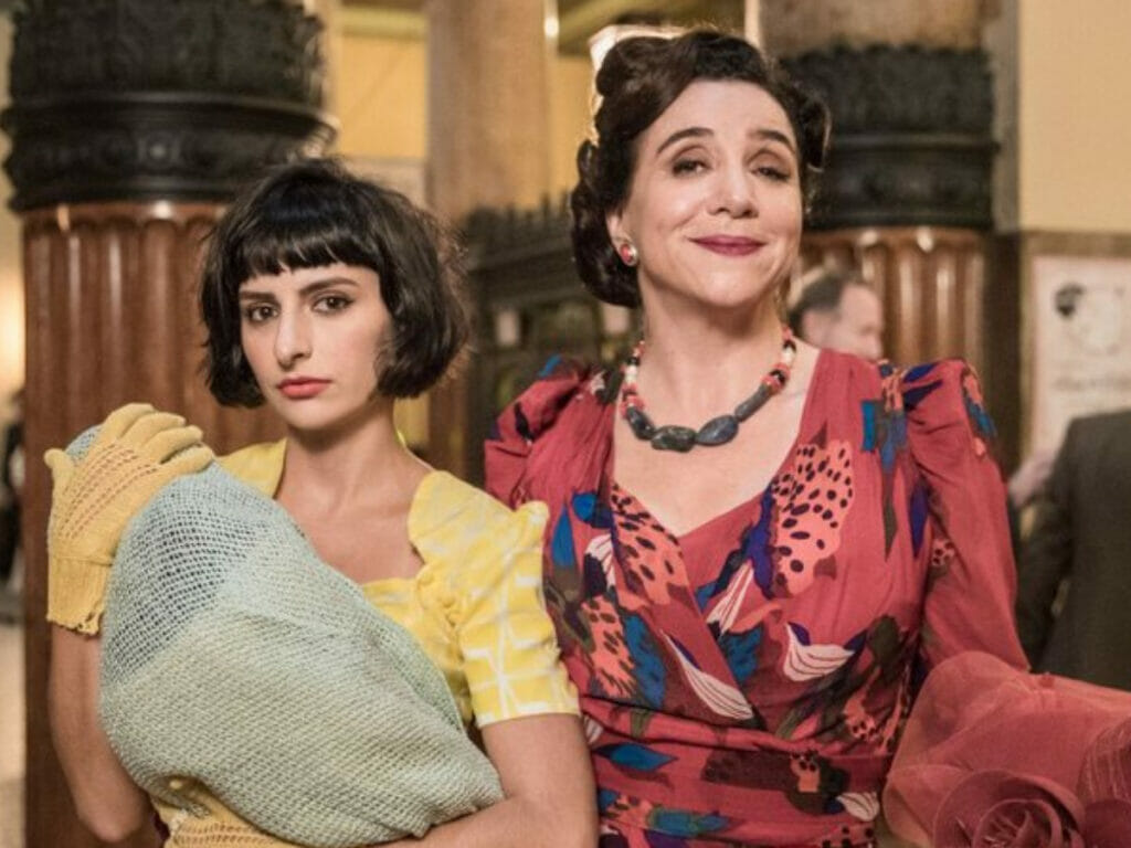 Iolanda (Duda Brack) e Margô (Marisa Orth) em Além da Ilusão