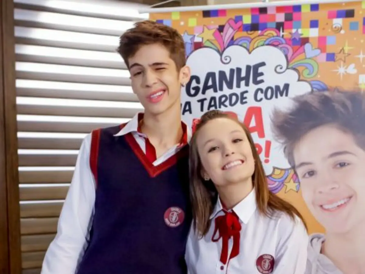 João Guilherme e Larissa Manoela estiveram em As Aventuras de Poliana