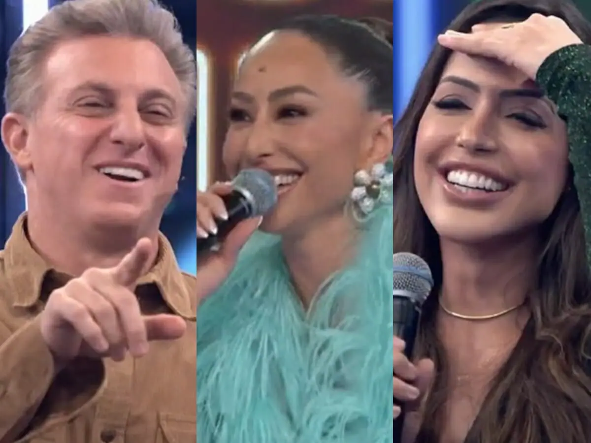 Luciano Huck, Sabrina Sato e Laís do BBB 22 (Reprodução: Globo)
