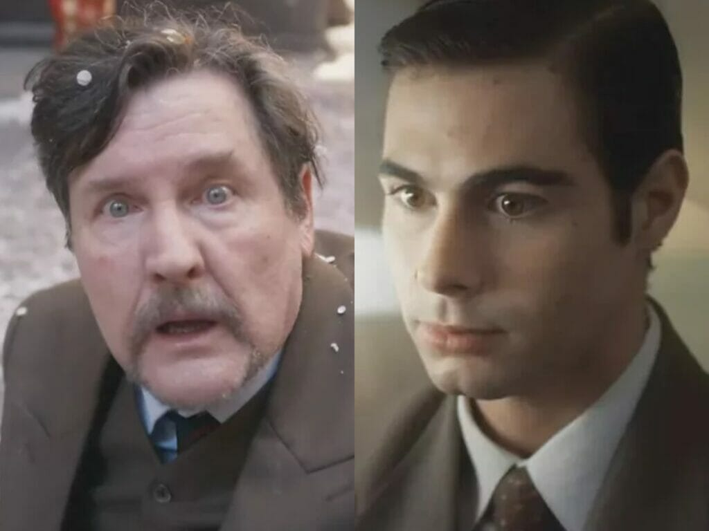 Matias (Antonio Calloni) e Davi (Rafael Vitti) de Além da Ilusão