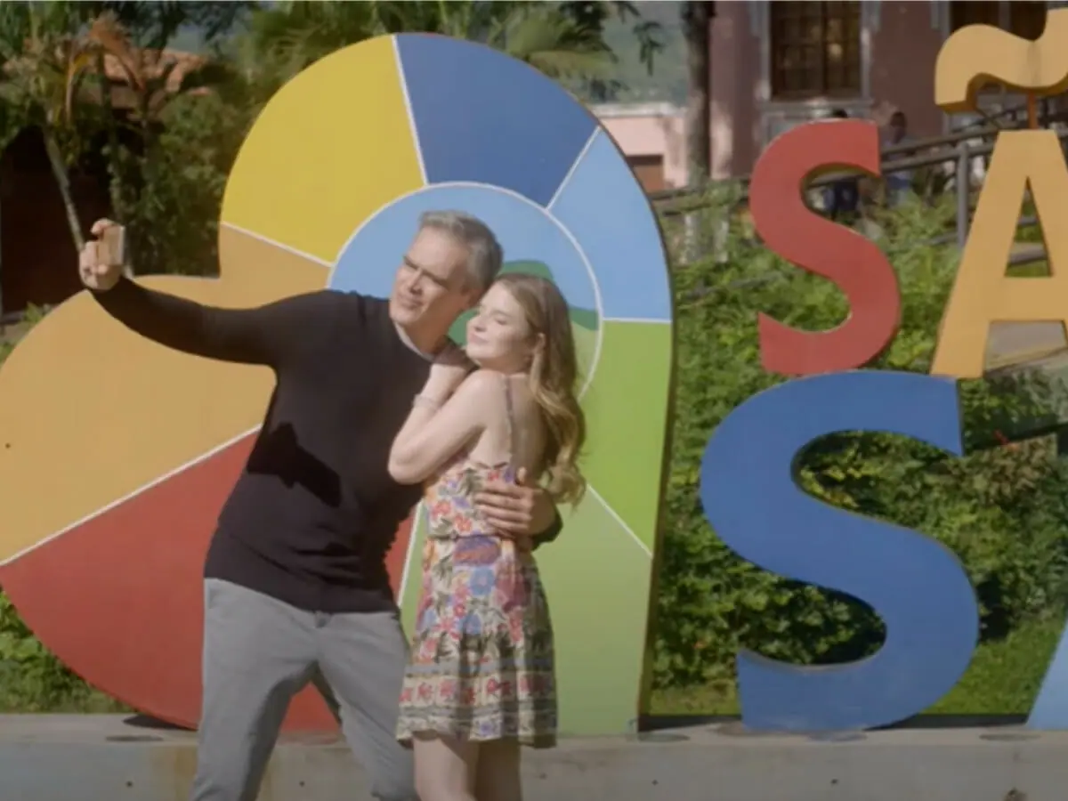 Otto (Dalton Vigh) e Poliana (Sophia Valverde)