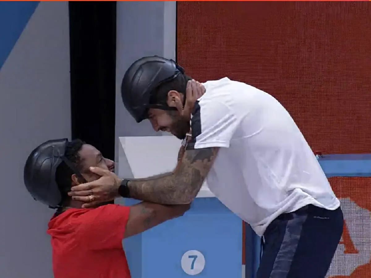 Pedro Scooby e Paulo André no BBB 22 (Reprodução/Twitter/GloboPlay)