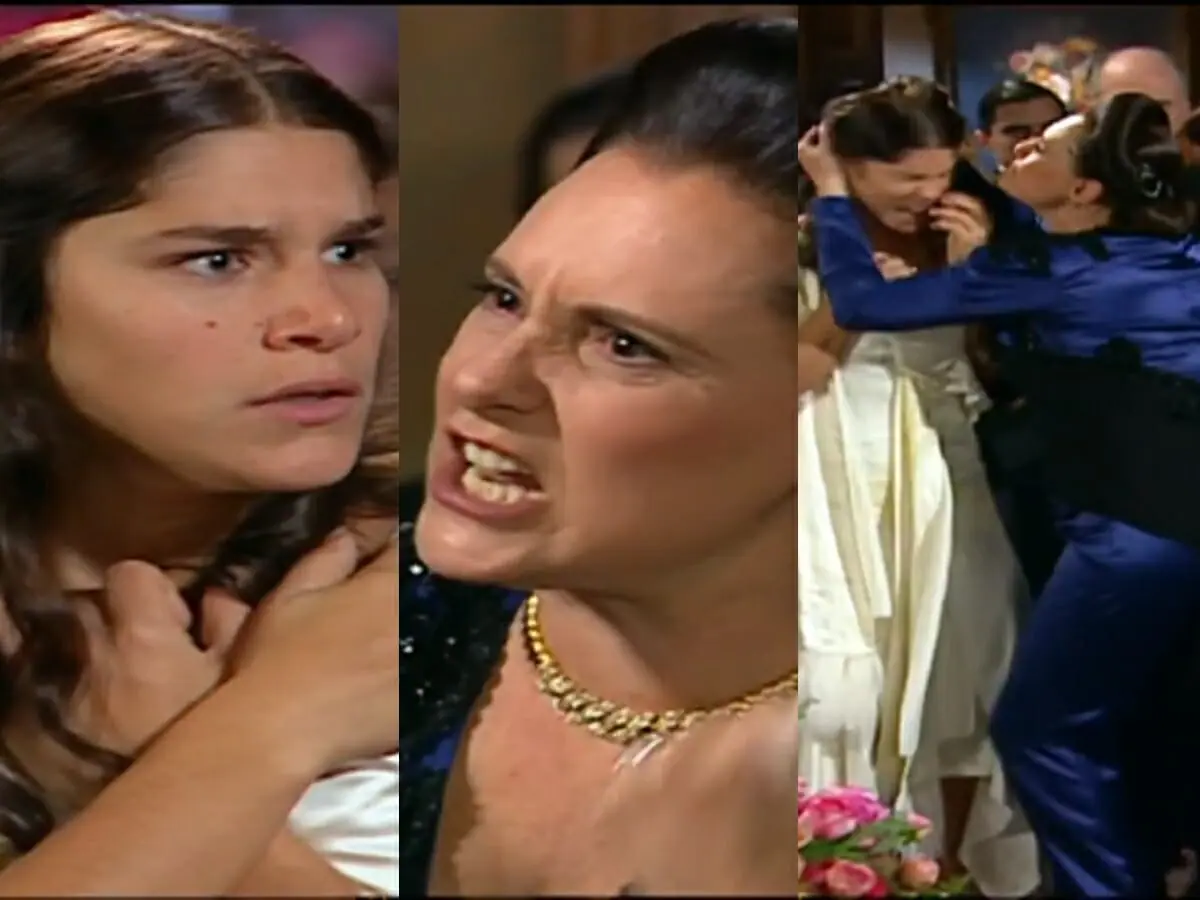 Serena (Priscila Fantin) e Agnes (Elizabeth Savala) de Alma Gêmea