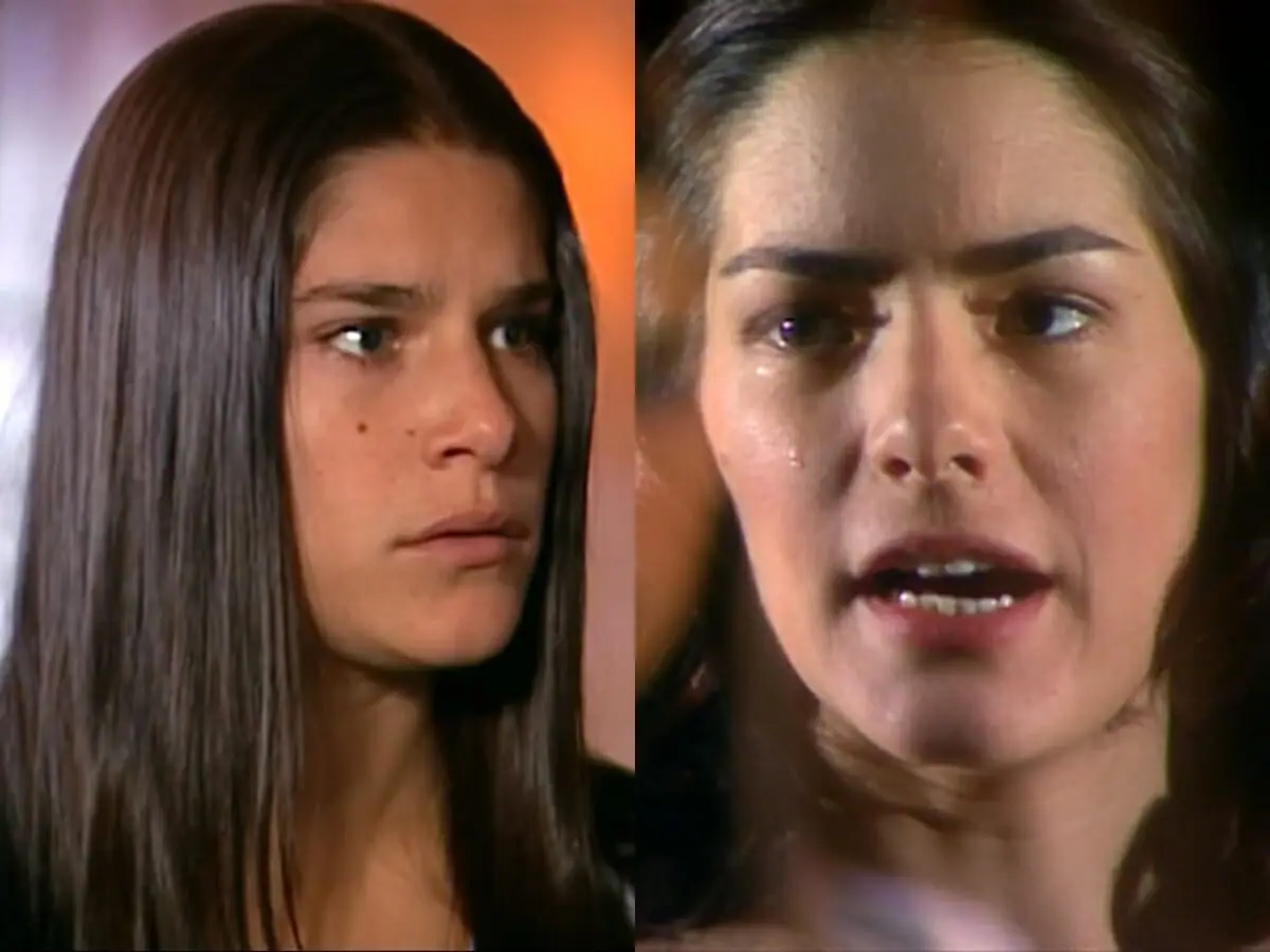 Serena (Priscila Fantin) e Luna (Liliana Castro) de Alma Gêmea