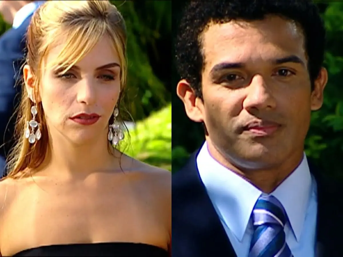 Valéria (Valquíria Ribeiro) e Alexandre (Deo Garcez) de Prova de Amor