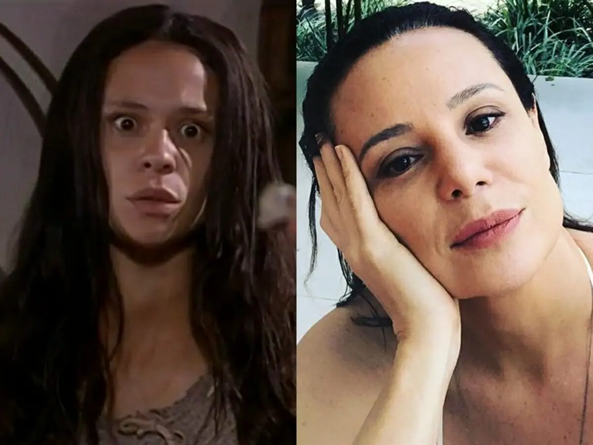Vanessa Gerbelli como Lindinha de O Cravo e a Rosa e atualmente