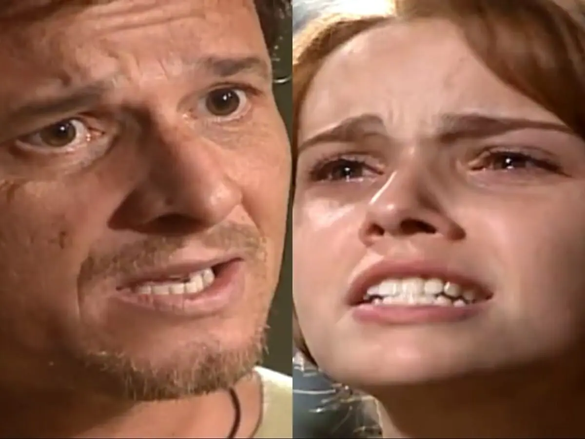Xande (Marcello Novaes) e Mel (Débora Falabella) de O Clone