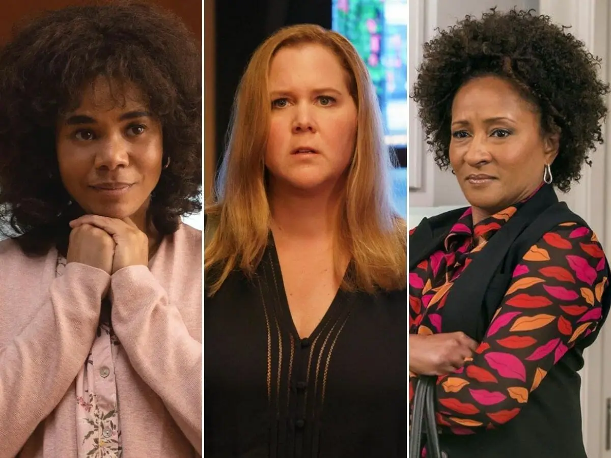 Regina Hall (à esq.) Amy Schumer e Wanda Sykes; as apresentadoras do Oscar