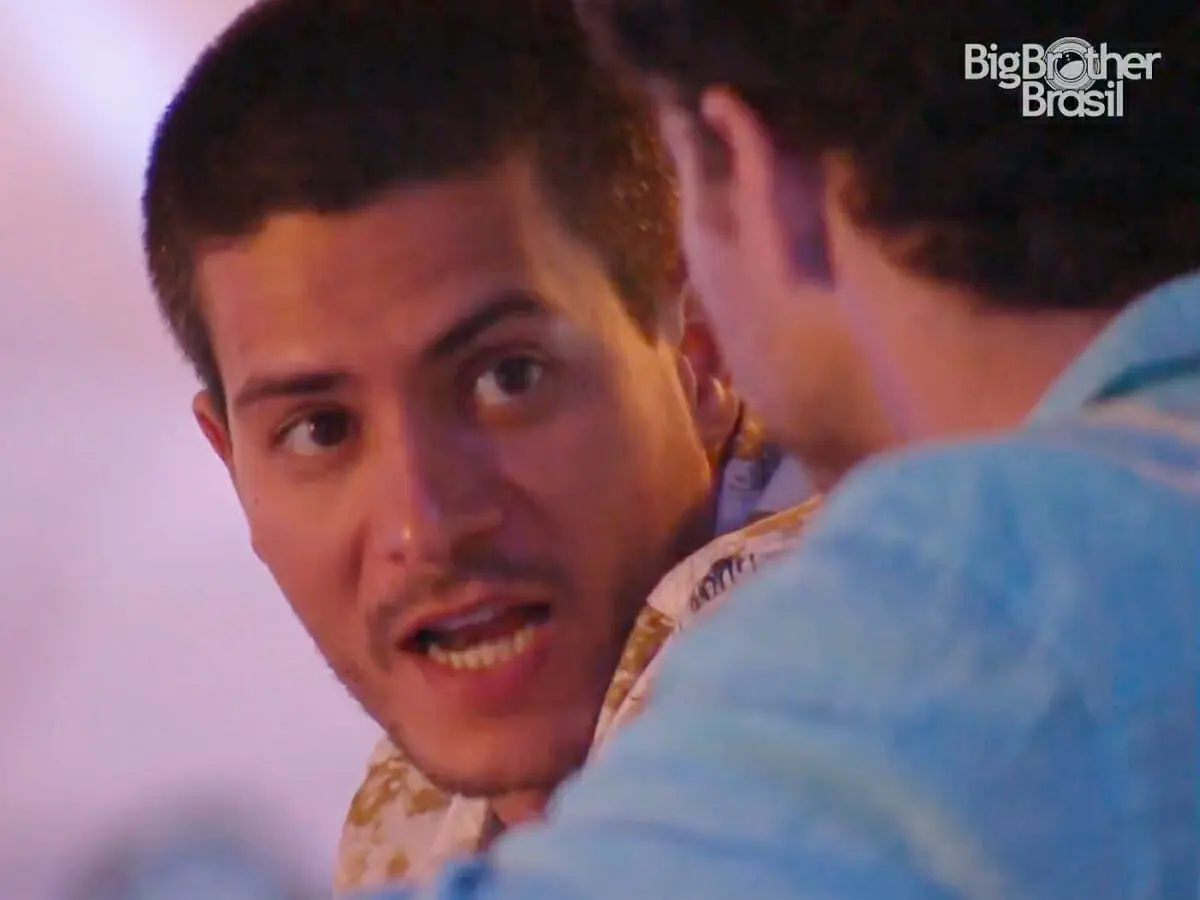 Arthur Aguiar e Lucas no BBB 22 (Reprodução/Globoplay)