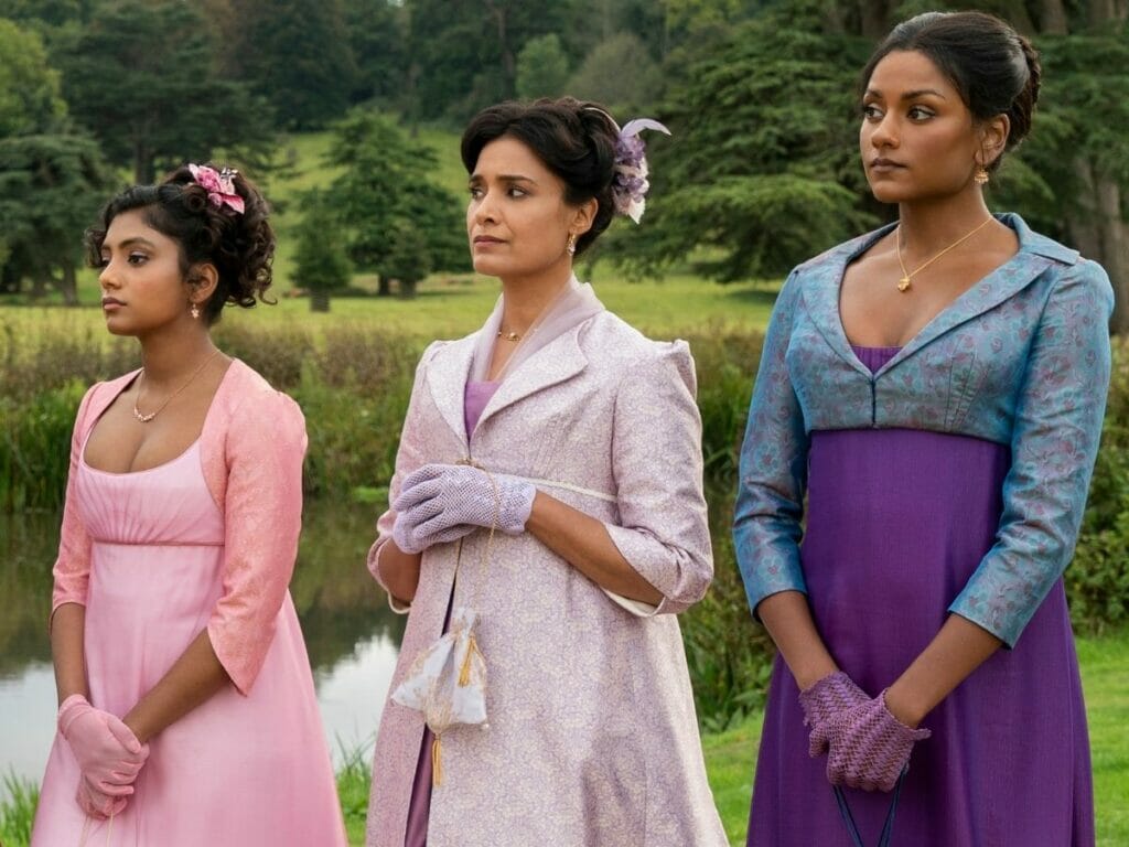 Família Sharma na segunda temporada de Bridgerton