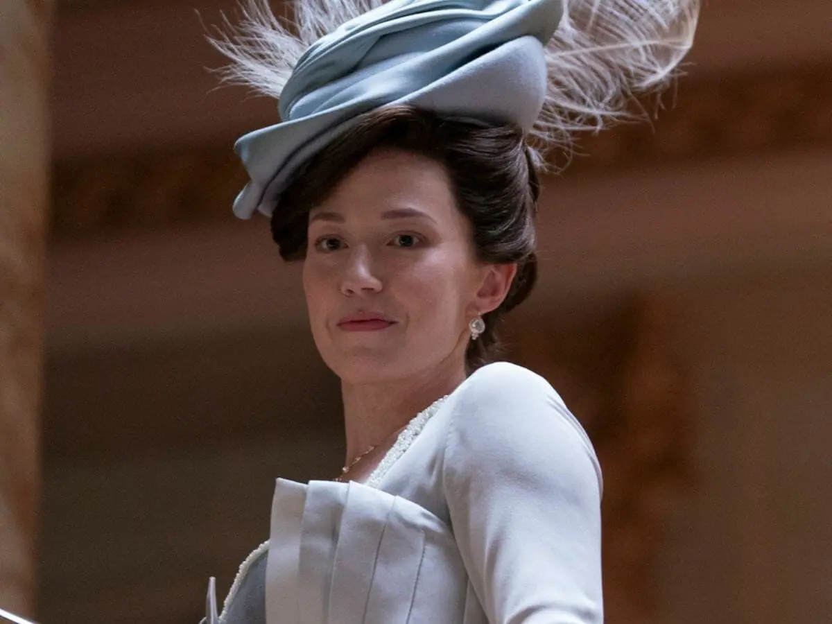 A atriz Carrie Coon na 1ª temporada de A Idade Dourada