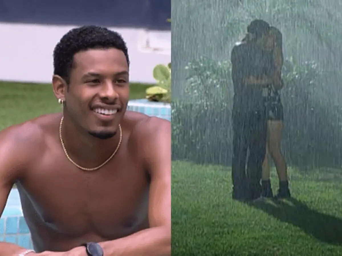 Paulo André relembra cenda de Arthur Aguiar em Rebelde (Reprodução: Globo/Record TV)