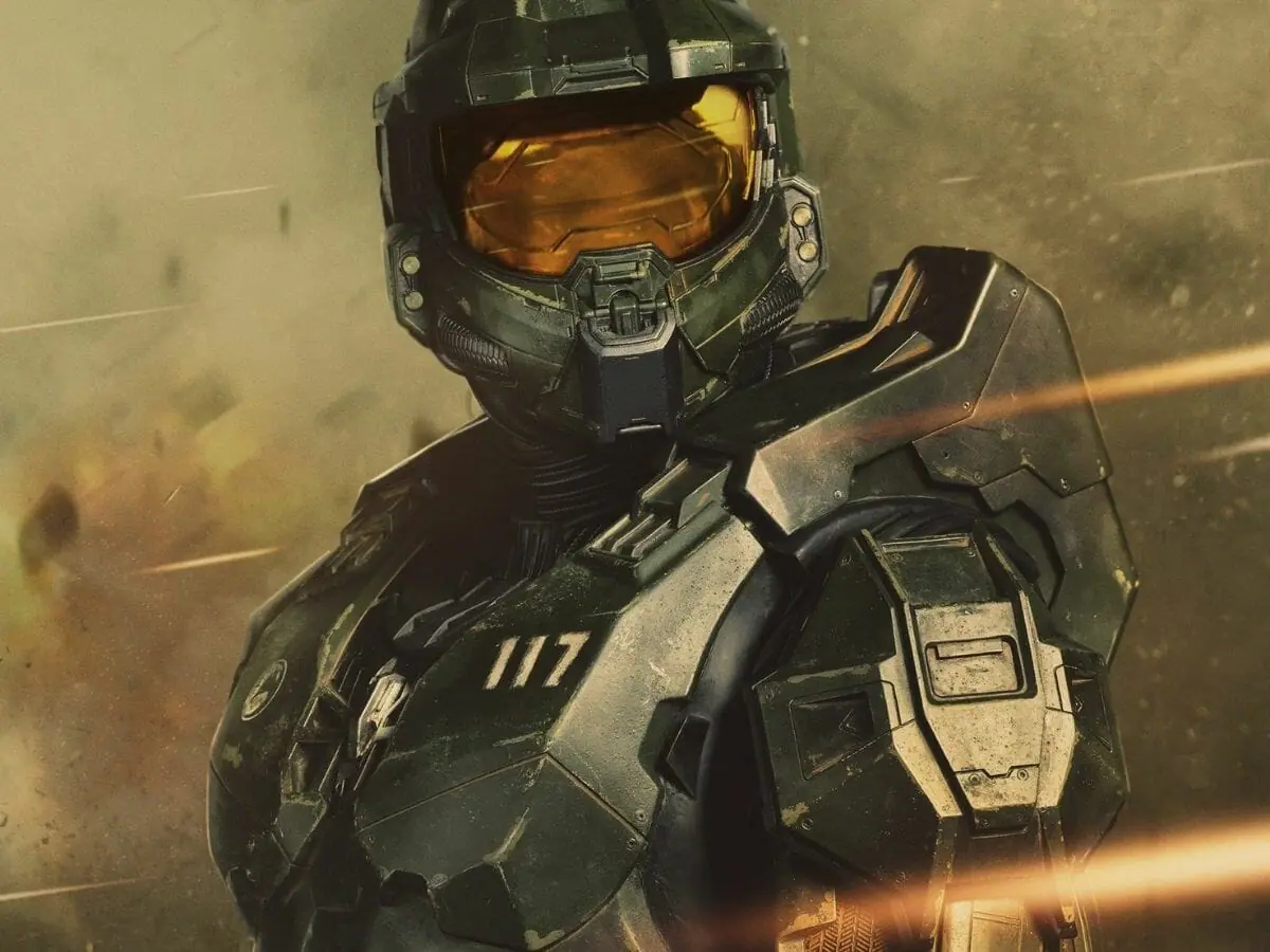 Pablo Schreiber na pele de Master Chief na série Halo