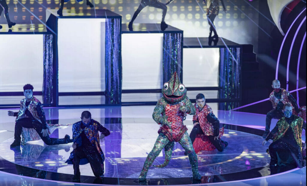 Camaleão se apresenta no The Masked Singer Brasil
