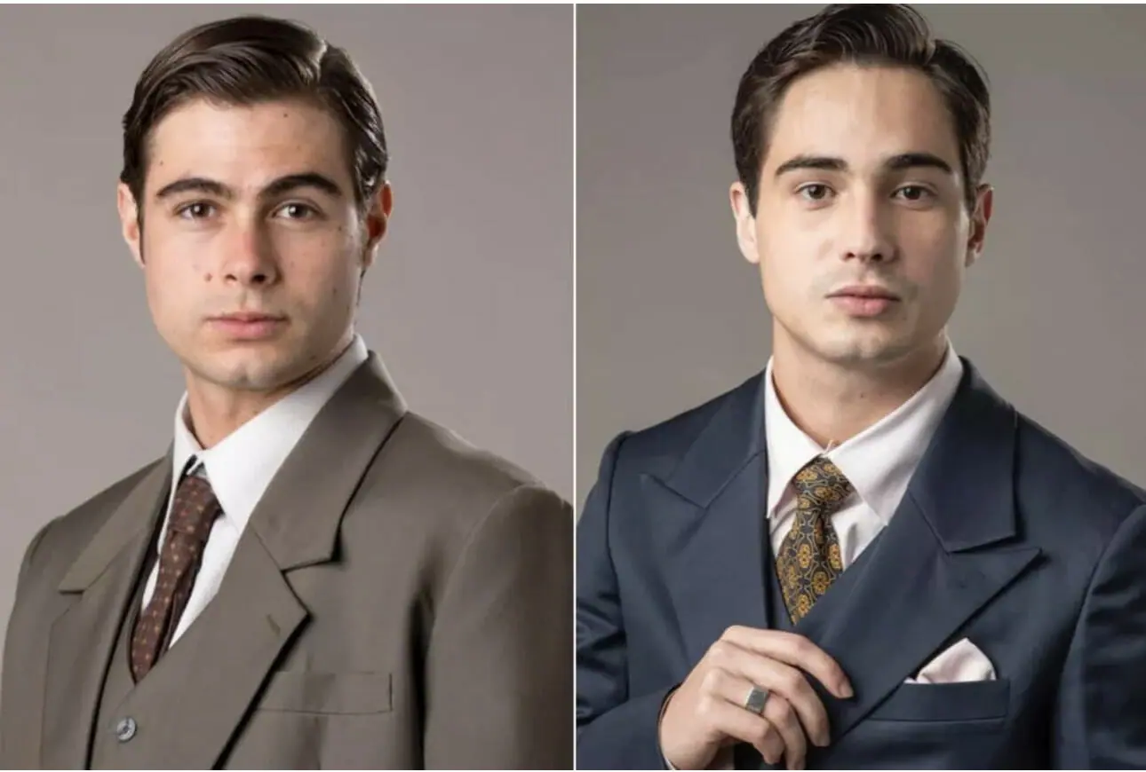 Rafael/Davi (Rafa Vitti) e Joaquim (Danilo Mesquita) de Além da Ilusão