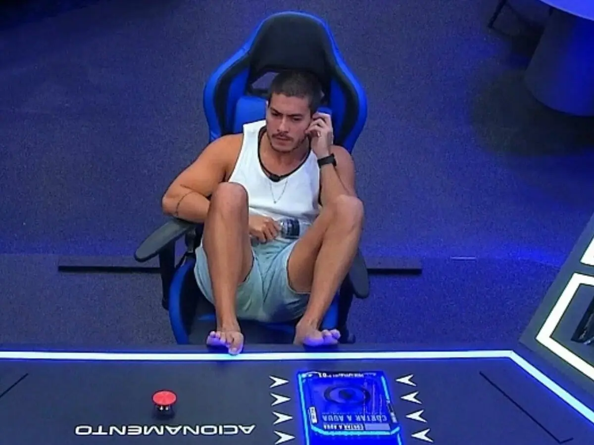 Arthur Aguiar no Quarto Secreto do BBB 22