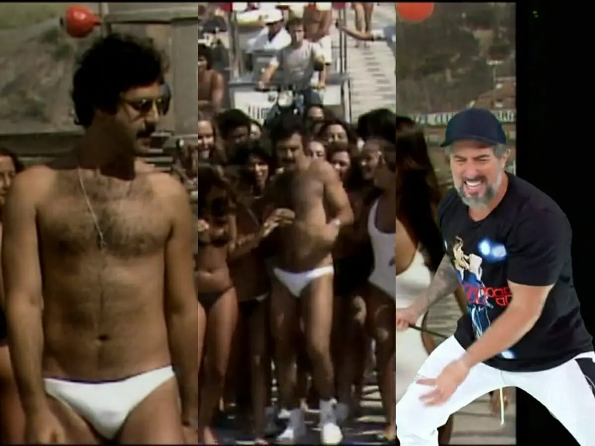 Antonio Fagundes e Marcos Mion no Caldeirão