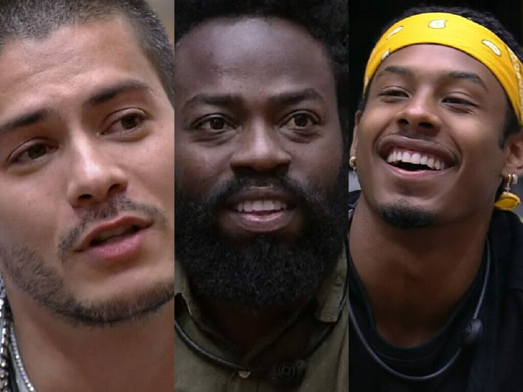 Arthur Aguiar, Douglas Silva e Paulo André do BBB 22