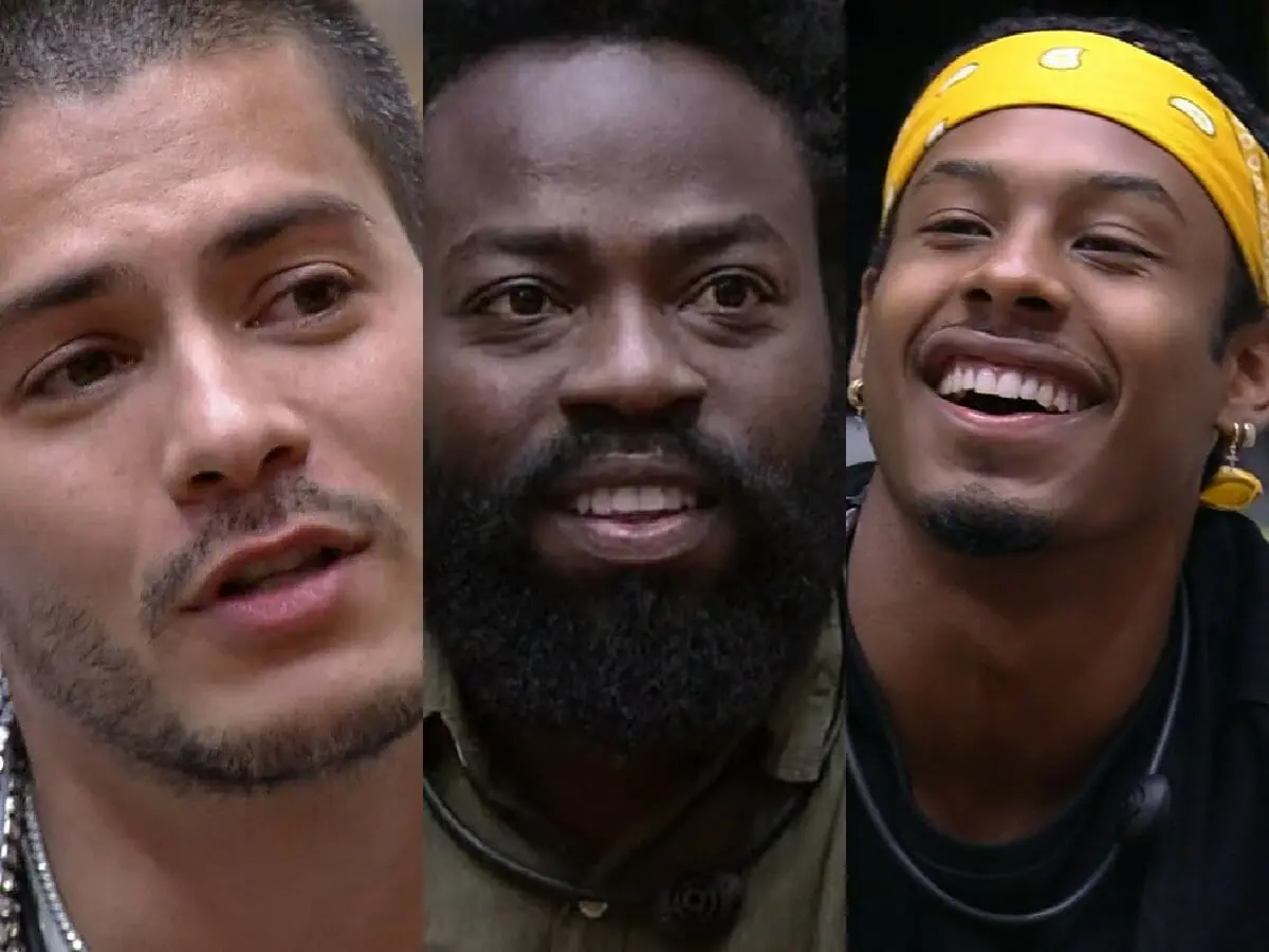 Arthur Aguiar, Douglas Silva e Paulo André do BBB 22