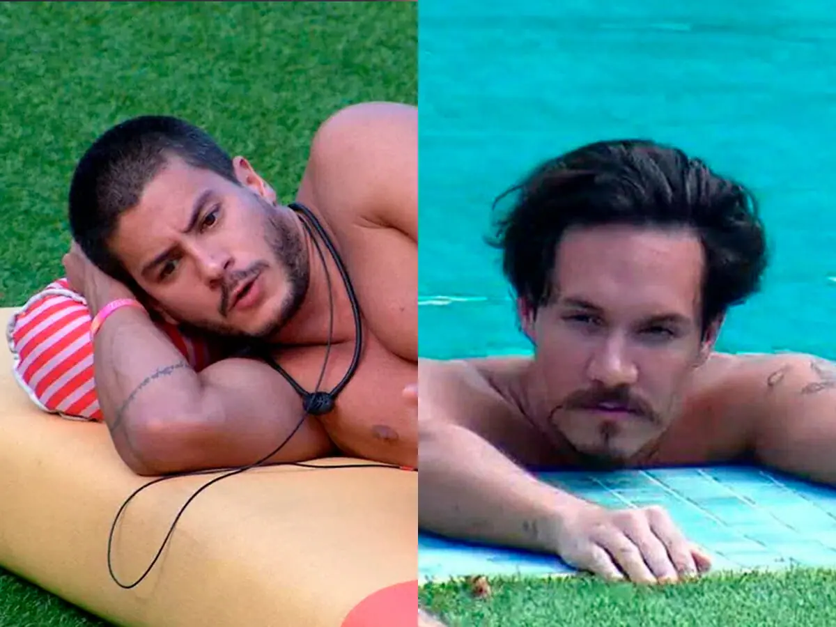 Arthur Aguiar e Eliezer no BBB 22