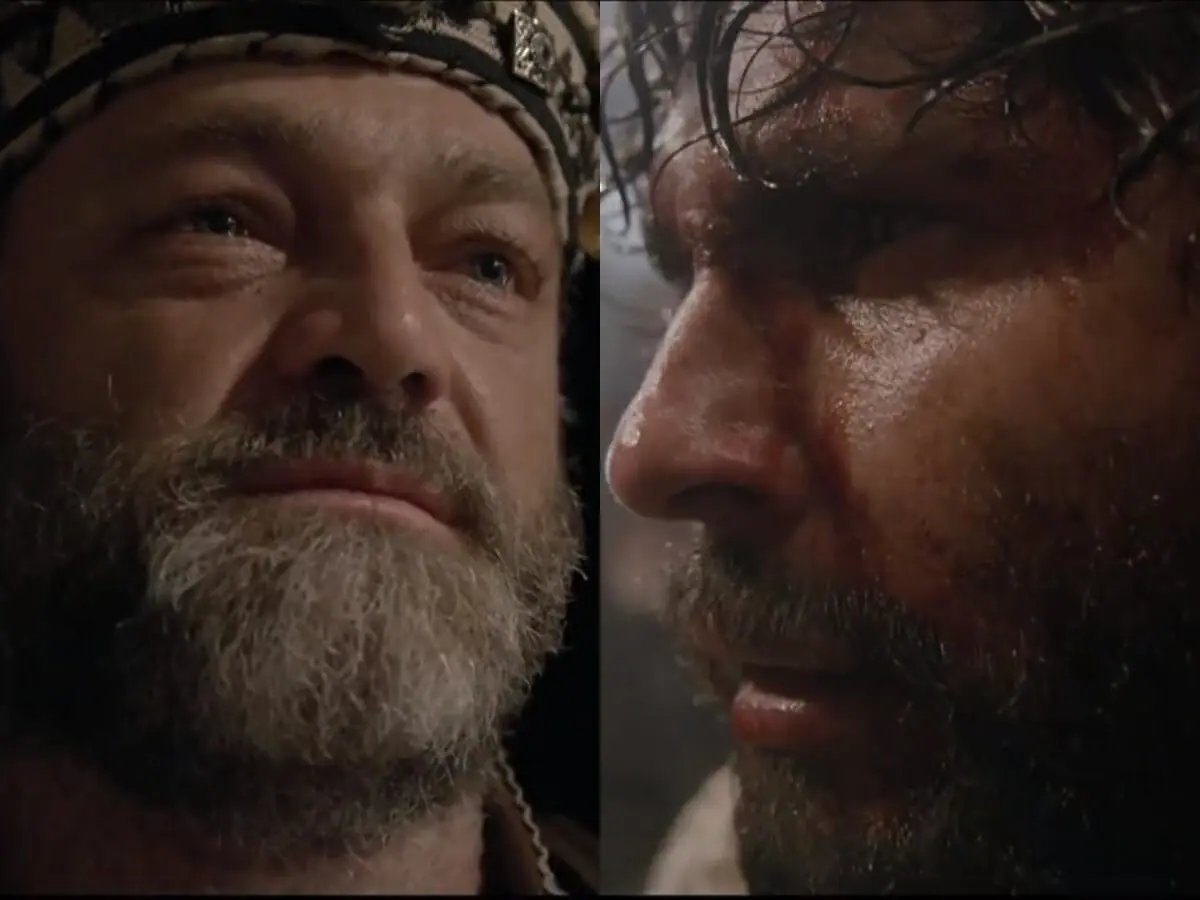 Califás (Eucir de Souza) e Jesus (Dudu Azevedo) de Jesus
