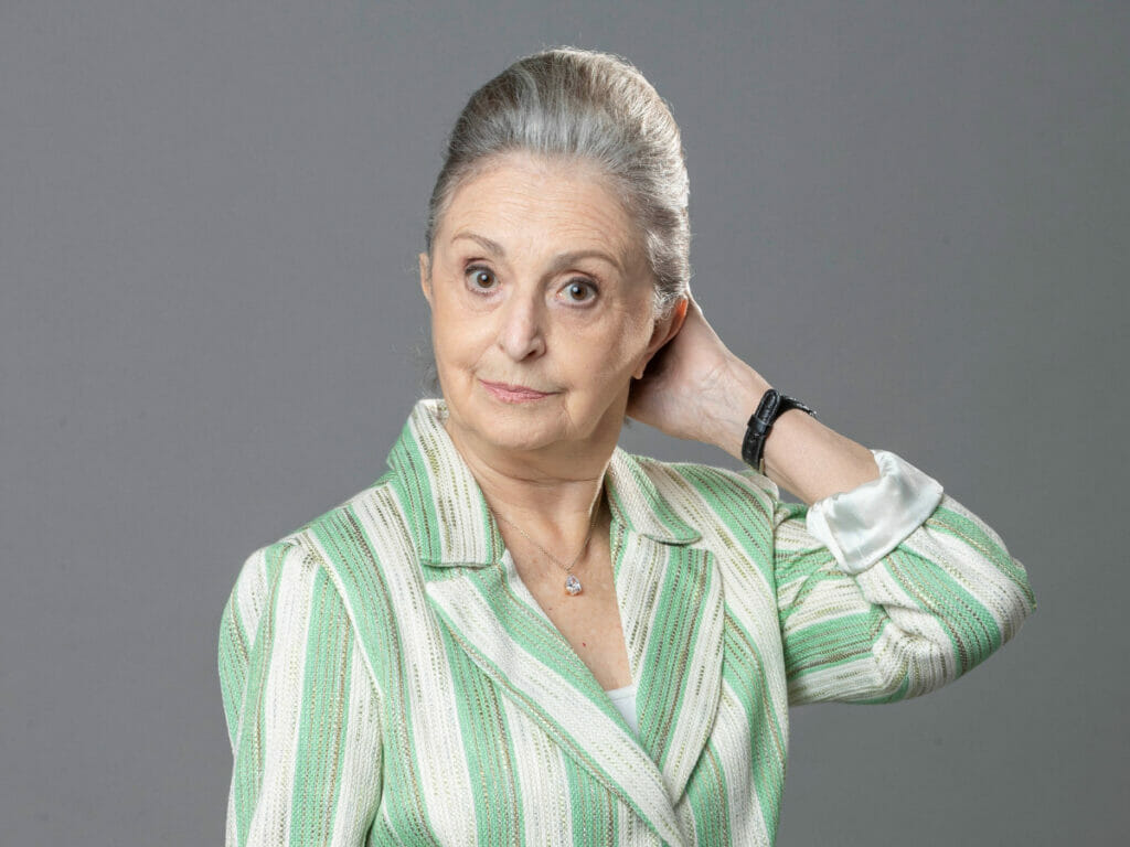 Celina (Ana Lúcia Torre) em Quanto Mais Vida, Melhor! (Globo/Fabio Rocha)