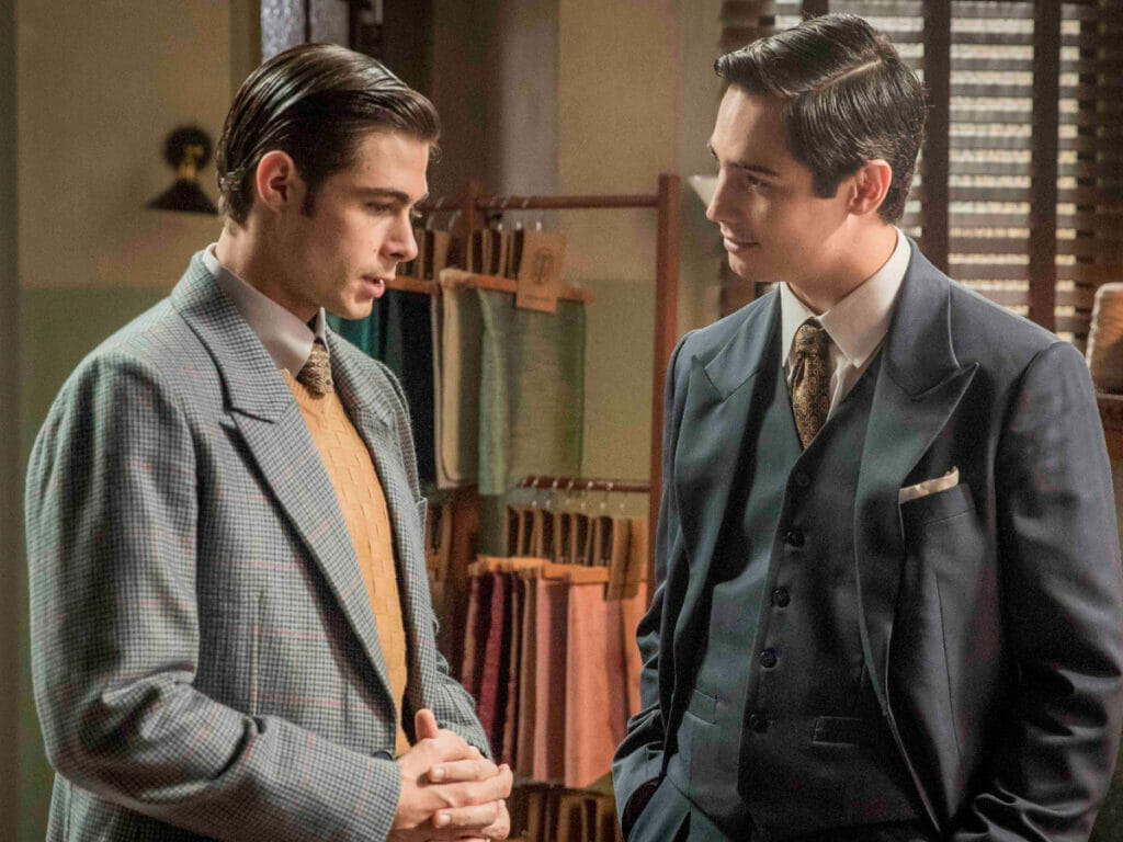 Davi (Rafael Vitti) e Joaquim (Danilo Mesquita) em Além da Ilusão