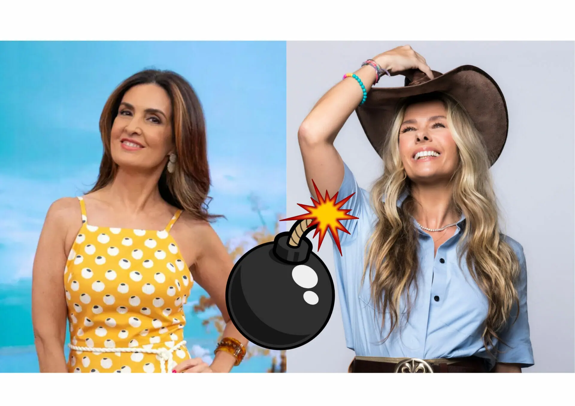 Fátima Bernardes e Adriane Galisteu