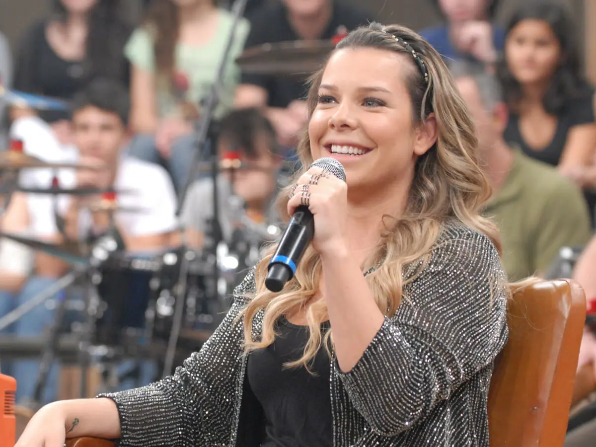 A atriz Fernanda Souza