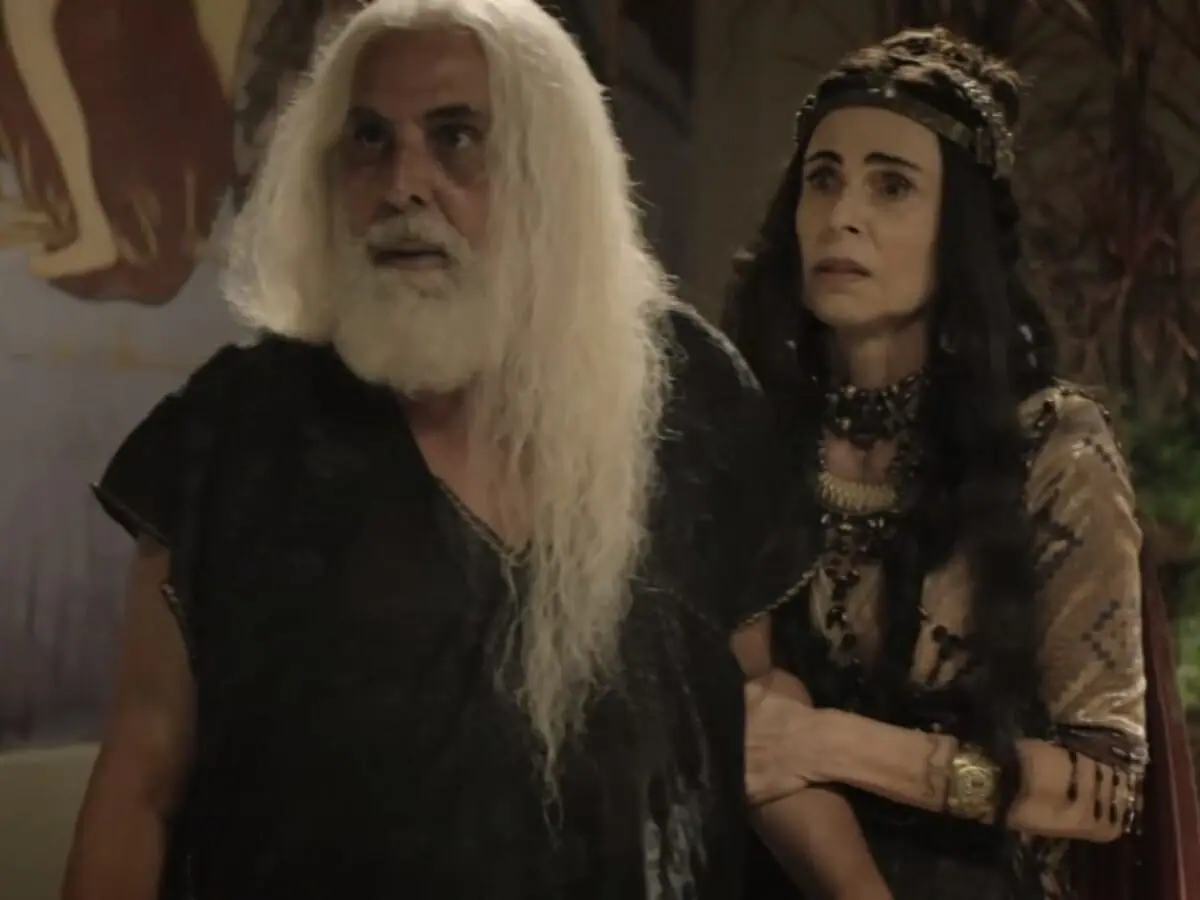 Guedór (Anselmo Vasconcelos) e Anainér (Silvia Pfeifer) de Reis
