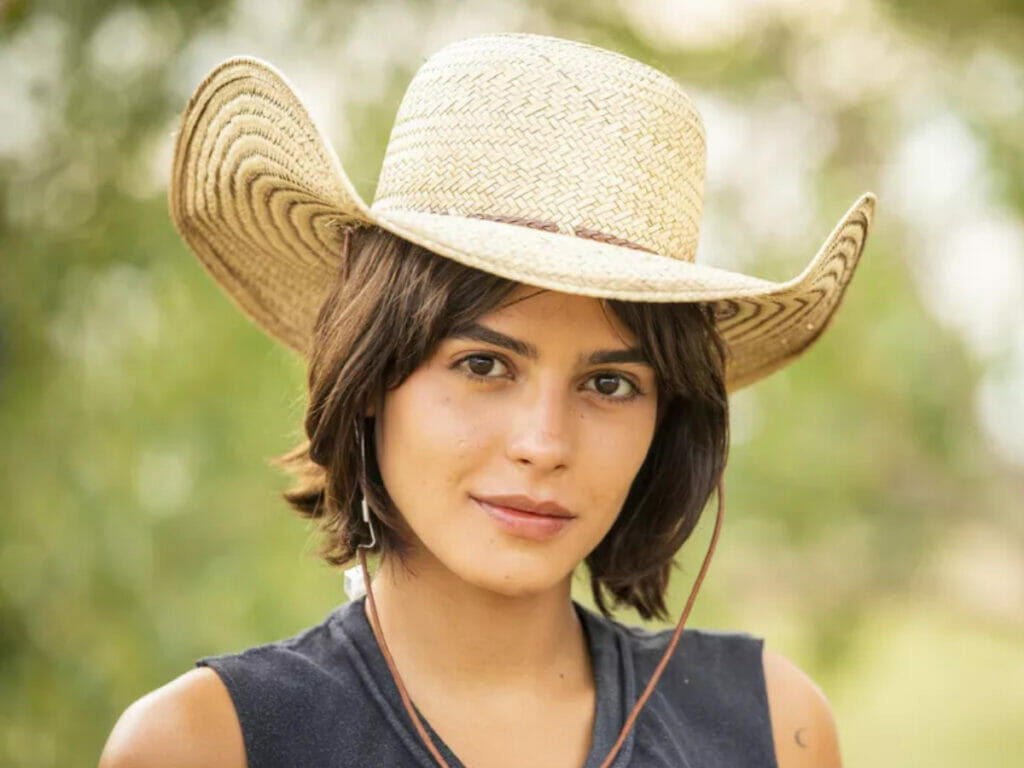 Guta (Julia Dalavia) em Pantanal