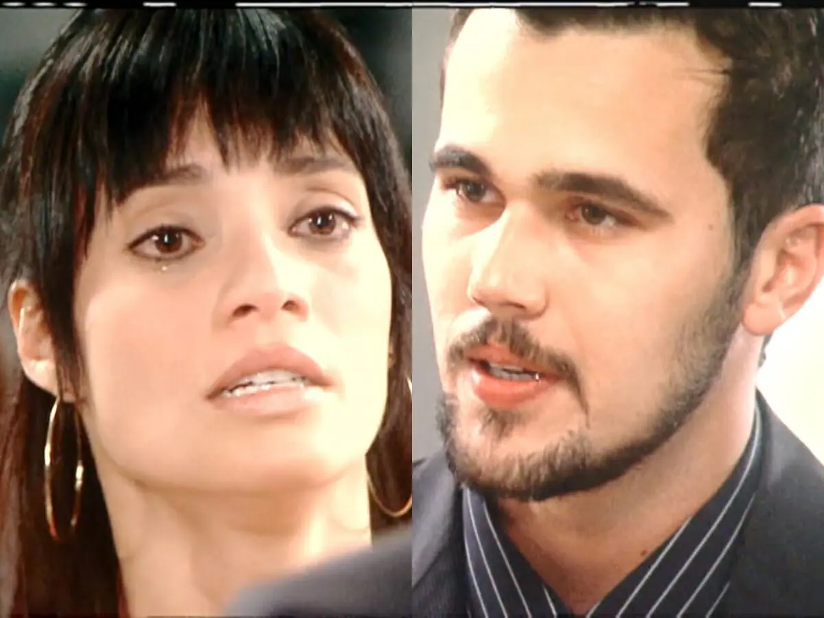 Ivonete (Amandha Lee) e Tomás (Bruno Ferrari) de Chamas da Vida