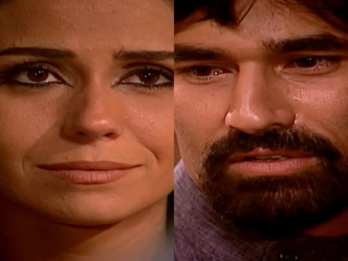 Jade (Giovanna Antonelli) e Zein (Luciano Szafir) de O Clone