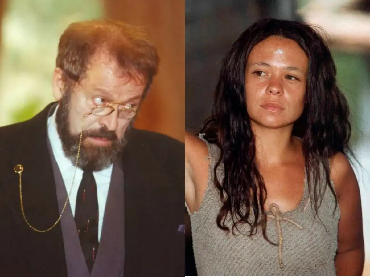 Joaquim (Carlos Vereza) e Lindinha (Vanessa Gerbelli) em O Cravo e a Rosa