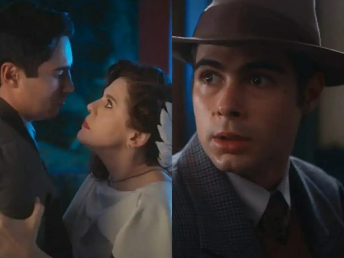Joaquim (Danilo Mesquita), Úrsula (Bárbara Paz) e Davi (Rafael Vitti) de Além da Ilusão