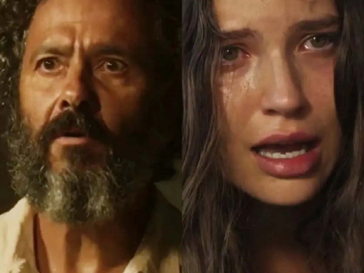 José Leôncio (Marcos Palmeira) e Juma (Alanis Guillen) de Pantanal